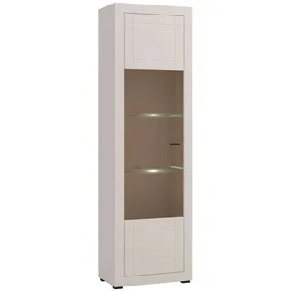 Home Affaire Vitrine Essex 58 x 35 x 194 cm Weiß