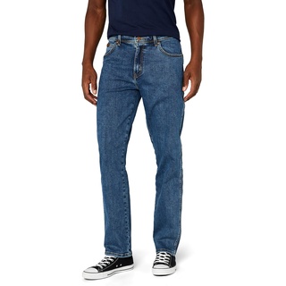 Wrangler Herren Texas Low Stretch Straight Jeans, Stonewash, 33W / 36L
