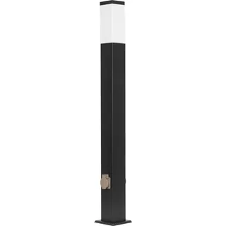 Grafner Grafner® Wegleuchte Standleuchte 100cm WL10799 mit 2 Steckdosen,