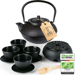 Lumaland Tee Set 12-tlg. schwarz