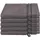 Waschhandschuh 5 x 16 x 22 cm anthrazit