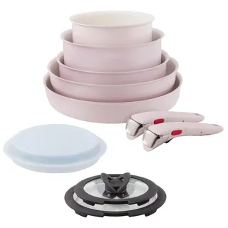 Tefal L830SB, Gemischtes Set, Pink, Aluminium, Mineralia, Glas, Abnehmbar