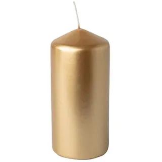 Papstar Stumpenkerze 13 x 6 cm 1 St. gold