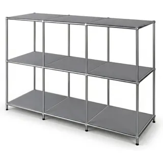 Floordirekt Concept Epure MK-018 Standregal 116 x 40 x 82 cm Grau