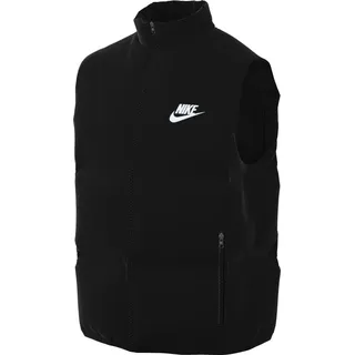 Nike Herren Club Weste, Black/White, M EU - Schwarz - M