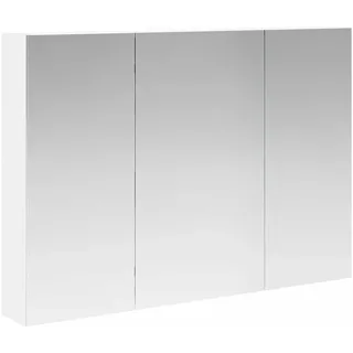 vidaXL Badezimmerspiegelschrank 100 cm weiß