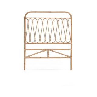 Nosh Caterina Bettkopfteil aus Rattan mit natürlichem Finish für Bett von 90 cm Breite