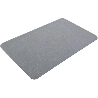 Bodenschutzmatte Bürostuhl, 100x150cm rutschfeste Kratzfeste Unterlage | Schreibtischstuhl Stuhlunterlage Grau, Fußbodenschutz Hartböden ZuhauseBüro