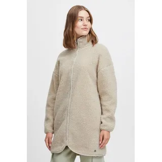 OXMO Kurzmantel OXTova Teddymantel mit Stehkragen beige S