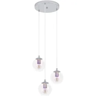 EGLO Ariscani 2 3-flg. Ø 42,5 cm rund chrom