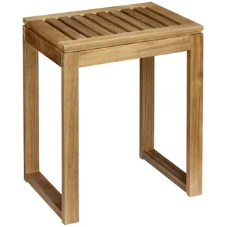 Wenko Badhocker 'Fondi' Akazienholz braun 40 x 46 x 30 cm