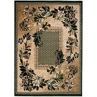 Tapiso Atlas Kurzflorteppich 200 x 300 cm Beige/Grün