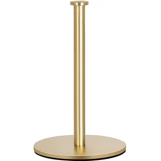 Küchenrollenhalter Gold Stehend, OBODING, Edelstahl Küchenpapierhalter für Standard und große Rollen, für Küche und Esstisch Arbeitsplatte (Gold)