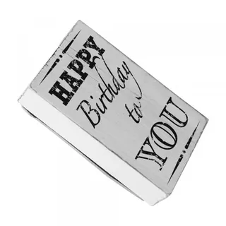 SALE - Vintage Stempel "Happy Birthday to you"