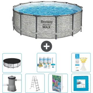 Bestway Steel Pro Max Rund - 427x122 Cm - 8-teilig  S536