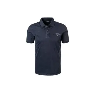NAPAPIJRI Herren Polo-Shirt blau Baumwoll-Jersey, blau, Frühjahr/Sommer 2026