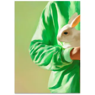 Paper Collective - White Rabbit Poster, 70 x 100 cm