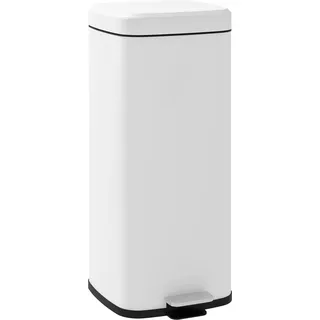 Homcom Treteimer 30 l Weiß