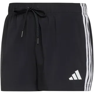 adidas 3-Streifen Badeshorts Schwarz/Weiß 3XL