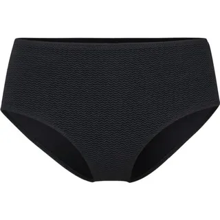 Seafolly - Women's Sea Dive Wide Side Retro - Bikini-Bottom Gr 40 schwarz