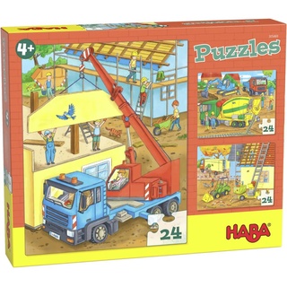 HABA - Puzzle Auf der Baustelle 20 Teile