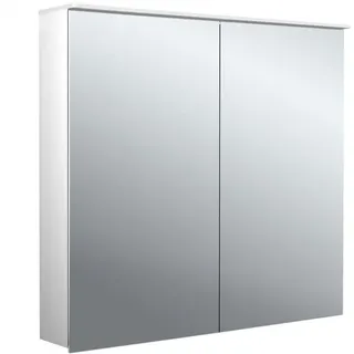 EMCO flat 2 Design LED-Lichtspiegelschrank mit Lichtsegel, 2 Türen, 800x711x113mm, 979706403