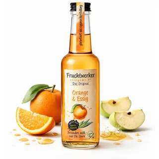 Fruchtwerker Essig und Frucht Set - Apfel + Zitrone Orange 750ml