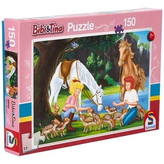 Schmidt Spiele 56050 Bibi & Tina, Am Steinbruch, 150 Teile Kinderpuzzle