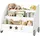Kinderregal KR002 3 Regale Holz weiß