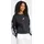 Essentials 3-Streifen French Terry Black White L