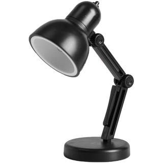 HERCHR LED-Schreibtischlampe, Nachttischlampe Mit Abnehmbarem Magnetfuß, Verstellbare Schreibtischlampen, Zusammenklappbare Schreibtischlampe, Nachtlicht Für Das Lesen Im Home Office(Schwarz)