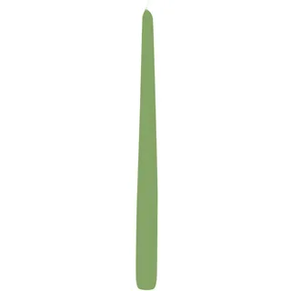 Wiedemann Kerzen Spitzkerzen durchgefärbt Pastell Grün Aloe Vera 400 x Ø 25 mm, 6 Stück