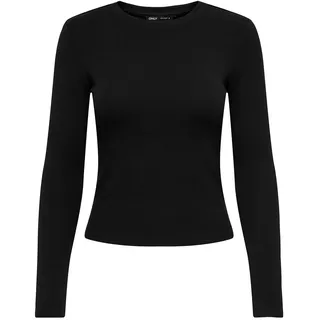 Only ONLRILEY O-NECK TOP Schwarz L