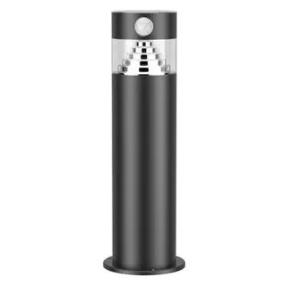 ChiliTec Wegeleuchte Aluminium 30 cm mit LED, Bewegungsmelder, schwarz