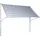 150 cm hellgrau/weiß