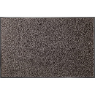 oKu-Tex Fußmatte | Schmutzfangmatte | "Eco-Step"| Braun | Recycling-Gummi | für innen | Eingangsbereich / Haustür / Flur | rutschfest | 60x80 cm