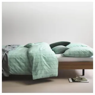 Marc O'Polo Home Bettwäsche Tolva Soft Green 155 x 220 cm, Perkal, 2 teilig grün