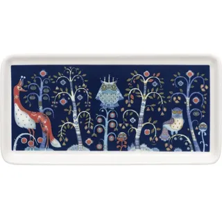 Iittala Taika Teller rechteckig Blau, Teller, Blau