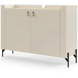 beautysofa Sorella 130 x 95 x 42 cm Beige / Eiche