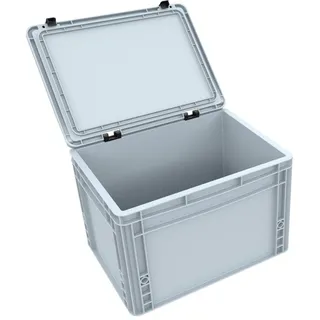VARIA Group Feldherr ED 43/27 HG - DDEB265 Eurobehälter / Euro Box mit Scharnierdeckel
