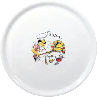 HENDI Pizzateller Traditional 31 cm Weiß 12er Set