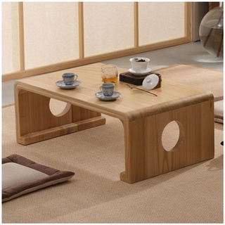 ExpressLeopard Japanischer Retro-Holztisch, Zen-Teetisch, Vielseitiger Couchtisch Aus Holz, Rustikaler Beistelltisch – Meditation Und Teealtar (Color : Brown-B, S : 50 * 40 * 30cm)