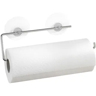 Wenko Modell Static-Loc Küchenrollenhalter Silber