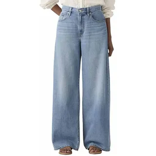 Levi's XL Straight Jeans in Hellblau mit Wide Leg-W29 / L29
