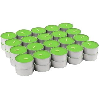 40 Stück Duftkerzen Teelichter Wassermelone Duft, Grün Duftteelichter Wassermelone