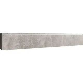 Furnix P & B Lowboard 180x30 cm Grau Holzwerkstoff
