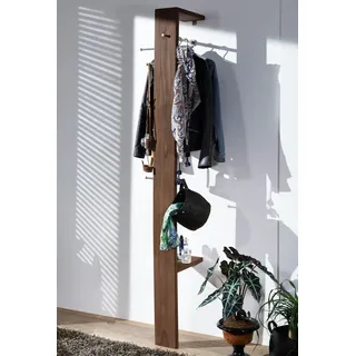 MASSIVMOEBEL24.DE Garderobe Sheesham 36x32x200 smoked cherry