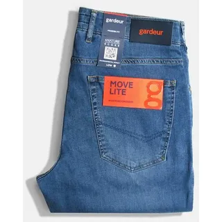 Atelier GARDEUR 5-Pocket-Jeans Herren Summer Denim - Move Lite blau 38W / 30L