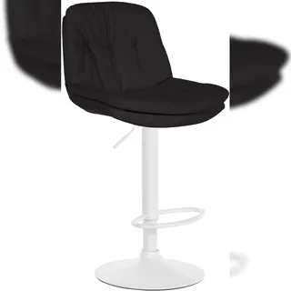 CLP Barhocker Laurel Stoff schwarz