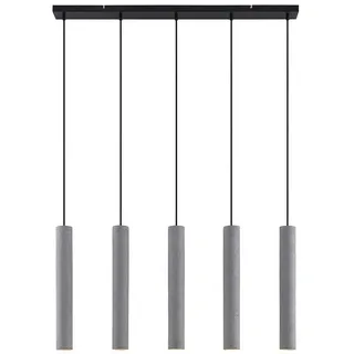 LINDBY Concretto 5-flg. 8 W 100 cm grau Beton